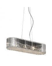 Lampa wisząca Prince P0360-06D-F4AC Zuma Line kryształowy żyrandol podłużny w stylu glamour