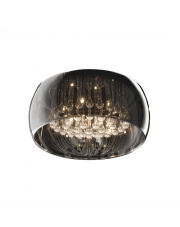 CRYSTAL C0076-06X-F4FZ dekoracyjna lampa sufitowa w kolorze chromu z kryształkami Zuma Line