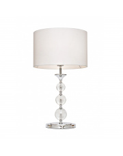 Lampa stołowa Rea RLT93163-1W Zuma Line dekoracyjna, biała lampka w klasycznym stylu