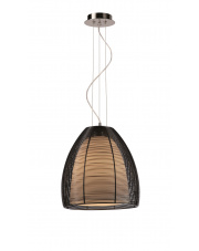 PICO MD9023-1L nowoczesna lampa wisząca w kolorze czerni i chromu Zuma Line