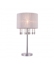 Lampa stołowa Leta RLT93350-1A Zuma Line dekoracyjna lampa w kolorze biało-chromowym