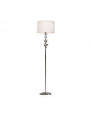 REA RLL93163-1W lampa podłogowa w kolorze bieli i chromu Zuma Line