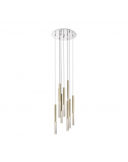 ONE P0461-09L-B5F7 minimalistyczna lampa wisząca w kolorze złota i chromu Zuma Line
