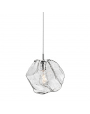 ROCK P0488-01A-F4AC lampa wisząca w kolorze chromu z transparentnym szklanym kloszem Zuma Line