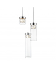 GEM P0389-03D-F4AC lampa wisząca w kolorze chromu z kryształowym akcentem Zuma Line