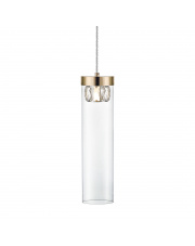 GEM P0389-01D-F7AC lampa wisząca w kolorze różowego złota z kryształowym akcentem Zuma Line