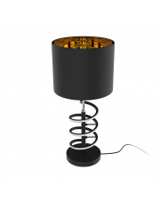 Lampa stołowa TINA TL180515-2 Zuma Line lampka czarno-srebrna