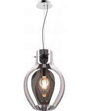 BRESSO P19066A-D28 transparentna lampa wisząca w kolorze chromu Zuma Line