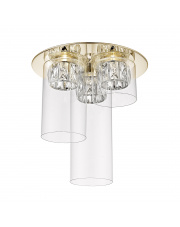 GEM C0389-03F-F7AC lampa sufitowa w kolorze złota z kryształowymi detalami Zuma Line