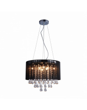 VERONA RLD92174-8B dekoracyjna lampa wisząca w kolorze czarnym z kryształami Zuma Line