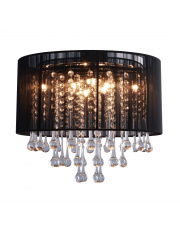 VERONA RLX92174-8B dekoracyjna lampa sufitowa w kolorze czarnym z kryształami Zuma Line