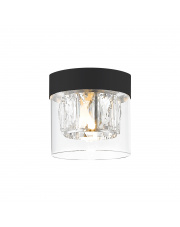 GEM C0389-01A-P7AC dekoracyjna lampa natynkowa w kolorze czarnym Zuma Line