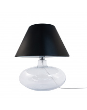 ADANA TRANSPARENT 5519BK lampa stołowa w kolorze czarno-białym Zuma Line