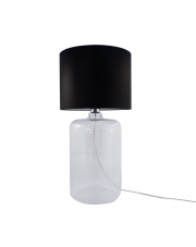AMARSA TRANSPARENT 5507BK dekoracyjna lampa stołowa w kolorze czarno-białym Zuma Line