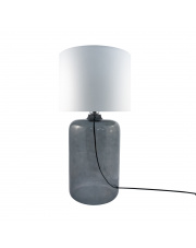 AMARSA GRAFIT 5509WH dekoracyjna lampa stołowa w kolorze biało-czarnym Zuma Line