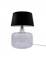 BATUMI TRANSPARENT 5528BK dekoracyjna lampa stołowa w kolorze czarno-białym Zuma Line