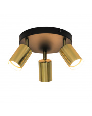 VILA GU13013C-3R lampa sufitowa w kolorze czarno-złotym Zuma Line
