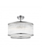 SERGIO C0528-05H-F4AC lampa sufitowa w kolorze srebrnym Zuma Line