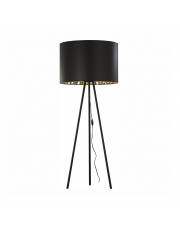 Lampa podłogowa NALLU 3130 Zuma Line nowoczensne oświetlenie do salonu lub sypialni w kolorze czarno-złotym
