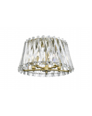 Lampa sufitowa MIRABELL C0465-05K-V7V7 Zuma Line dekoracyjna oprawa z kryształami z wykończeniem złotym