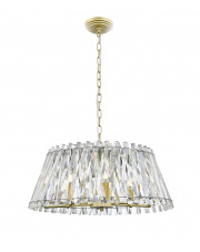 Lampa wisząca MIRABELL P0465-06K-V7V7 Zuma Line dekoracyjna oprawa z kryształkami z wykończeniem złotym