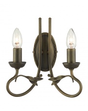 Kinkiet Olivia OV2 BLK/GLD Elstead Lighting 