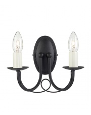 Kinkiet Minster MN2 BLK Elstead Lighting 