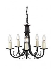 Żyrandol Minster MN5 BLK Elstead Lighting 