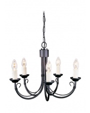 Żyrandol Chartwell CH5 BLK Elstead Lighting 