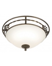 Plafon Pembroke PB/F/A BLK/GLD Elstead Lighting 