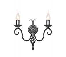 Kinkiet Harlech HR2/A BLK Elstead Lighting 