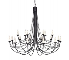 Żyrandol Carisbrooke CB18 BLK Elstead Lighting 