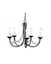 Żyrandol Carisbrooke CB5 BLK Elstead Lighting 