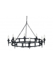 Żyrandol Saxon SAX8 BLK Elstead Lighting 