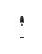 Lampa podłogowa Baroco AZ0063 AZzardo czarna elegancka oprawa stojąca