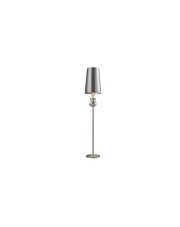  Lampa podłogowa Baroco AZ0309 AZzardo srebrna elegancka oprawa stojąca