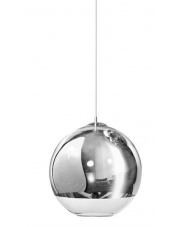 Lampa wisząca Silver Ball 40 AZ0734 AZzardo kulista chromowana oprawa wisząca