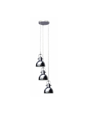 CANDE TS-140123P-CH lampa wisząca w kolorze srebra i chromu Zuma Line