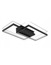 Lampa sufitowa Modern 48W + Pilot DL-A02 DL plafon czarny nowoczesny