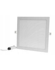 PANEL LED PODTYNKOWY PLAFON SUFITOWY KWADRAT 24W B.ZIMNA