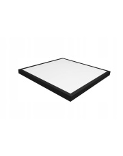 Panel natynkowy 60 cm X 60 cm 60W 4000K DL plafon czarny kwadratowy