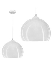 Lampa wisząca E27 HY-2701 DL nowoczena biała