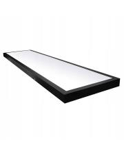 Panel led natynkowy 120x30 60w DL 4000K plafon czarny prostokątny