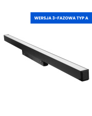 Linia Led do szyn magnetycznych 30W 4000K DDCX-FG900 - TYP A DL reflektor czarny