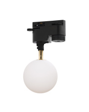 ALI 9050BK lampa do szynoprzewodu 1-fazowego w kolorze czarnym i złotym Zuma Line
