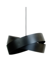 1142 Lampa wisząca TORNADO 50 cm czarna/black