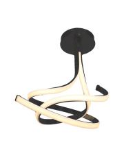 VISO MX9932-2-3BD lampa sufitowa w kolorze czarnym Zuma Line