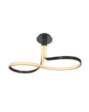 VISO MX9932-1-3BD lampa sufitowa w kolorze czarnym Zuma Line