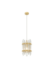ALEXANDRIA P0556-01D-V7V7 lampa wisząca w kolorze złotym Zuma Line