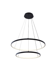 BRENO 18140BK-2 lampa wisząca w kolorze czarnym Zuma Line